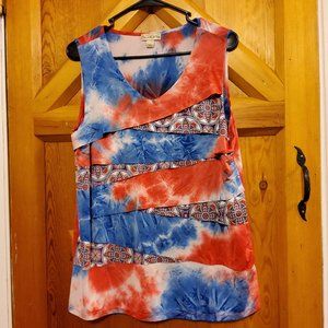 Live and Let Live Sleeveless Tiered Top